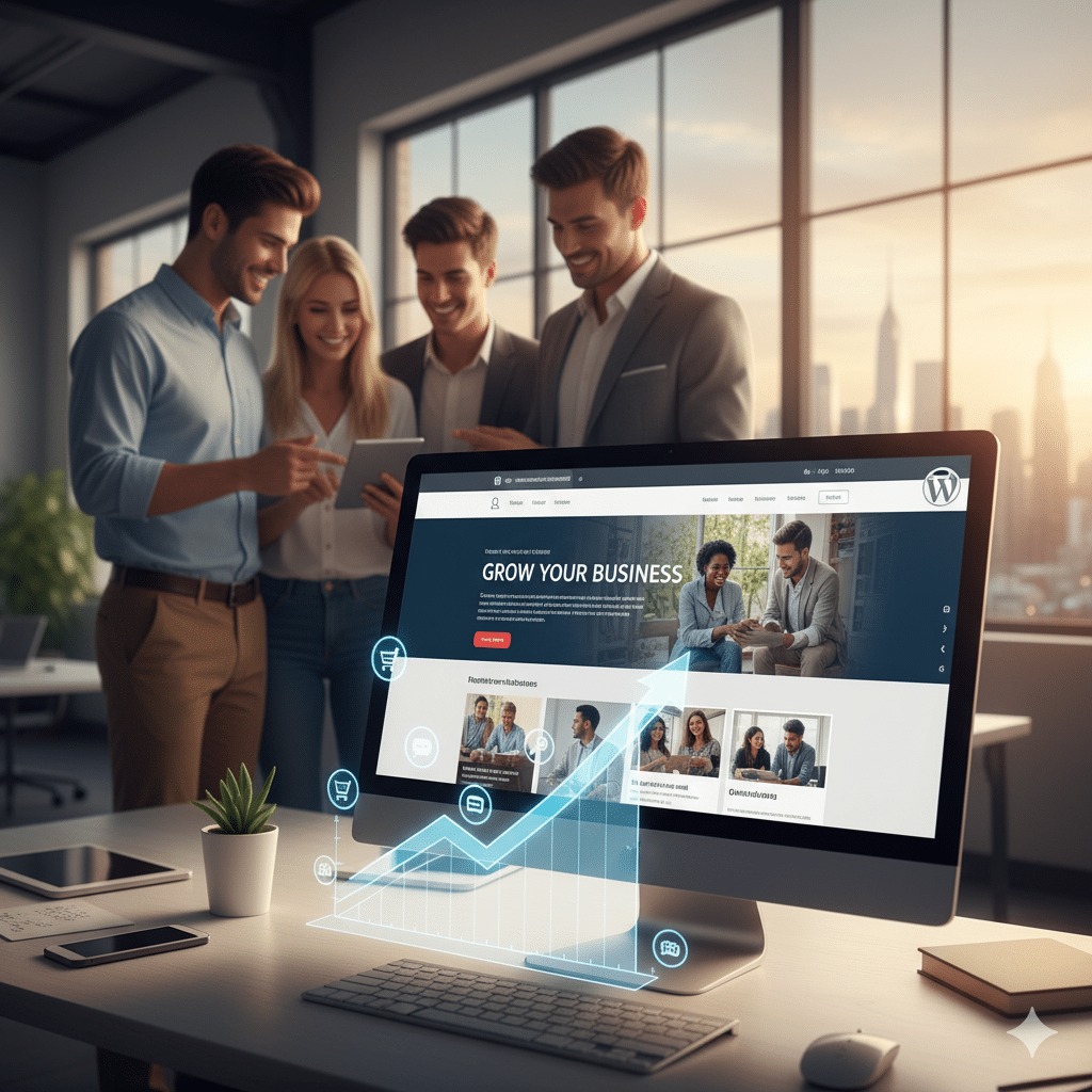 Wordpress helps to grow business